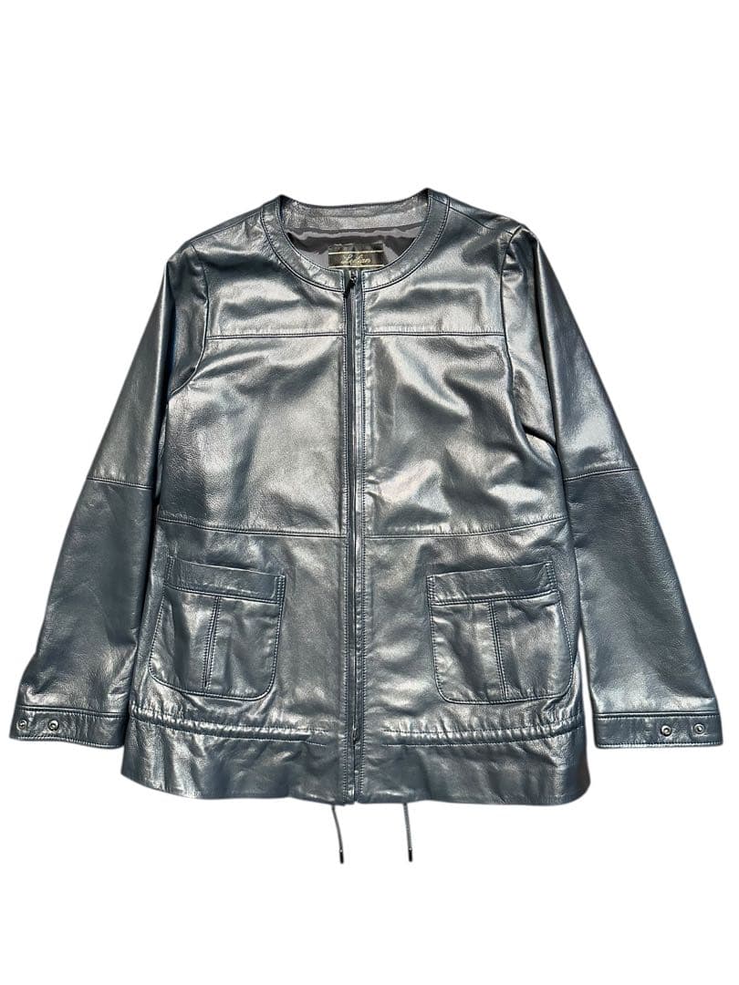11号 大きいサイズ！極美品！最高級 レリアン 本革 羊革 ラムレザージャケット