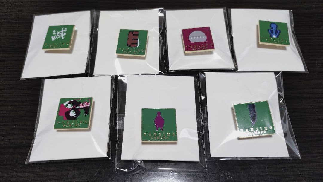 鬼滅の刃★隊士百景ピンズ竈門炭治郎７個セット