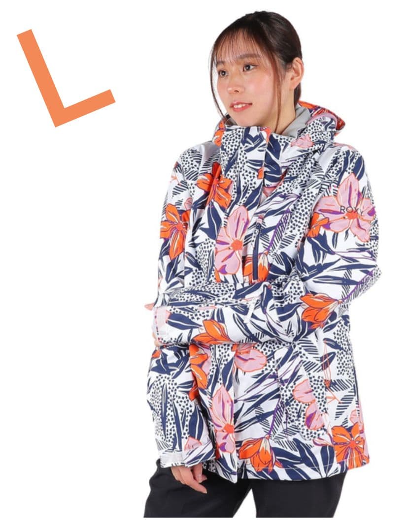 【新品未使用】ROXY　ウェア　ジャケット　ボタニカル　花柄　Ｌ