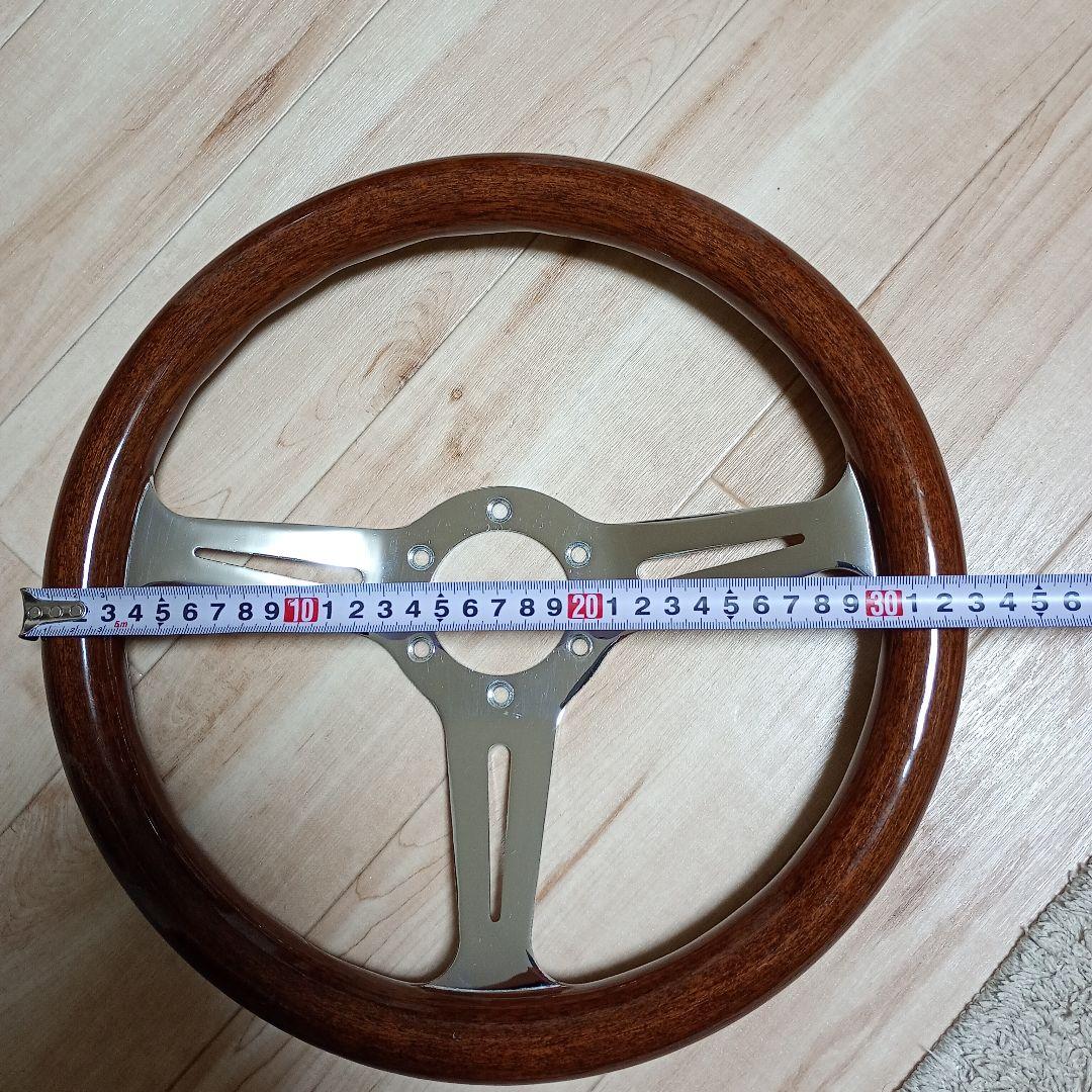 ウッドステアリング　33Φ　ペイトン　美品