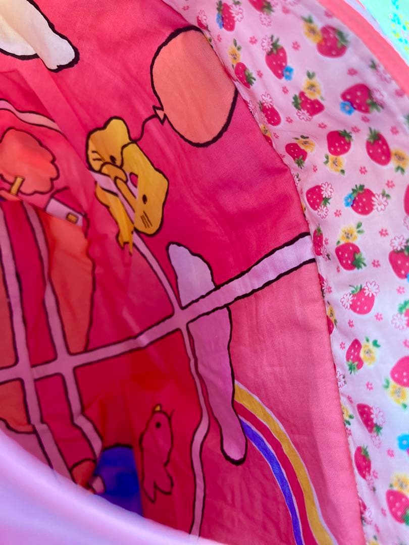 ☆*☆様 昭和 レトロ 生地 使用 巾着バッグ