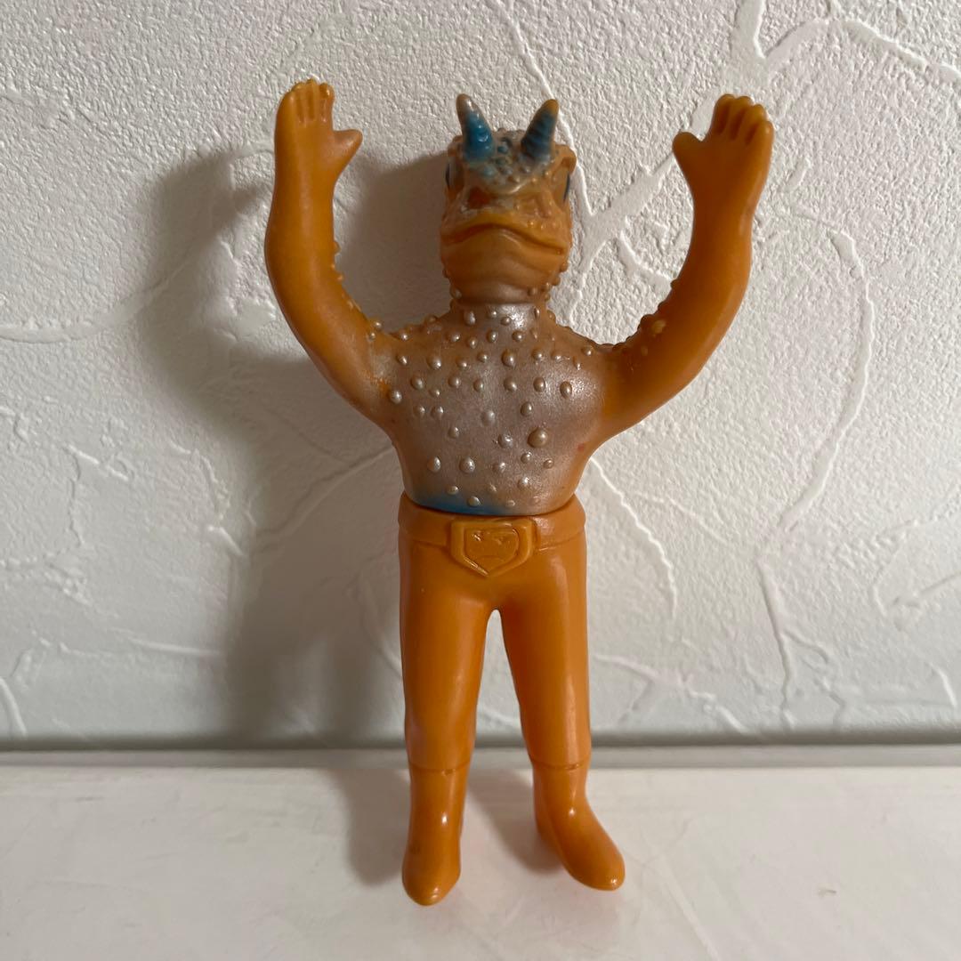 ⚠️当時物　仮面ライダー　ガマギラー　ミニソフビ　昭和レトロ　旧バンダイ