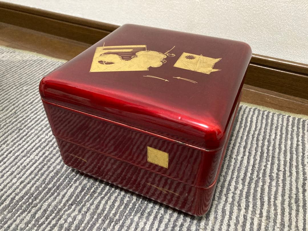 崎陽軒　重箱　漆塗り