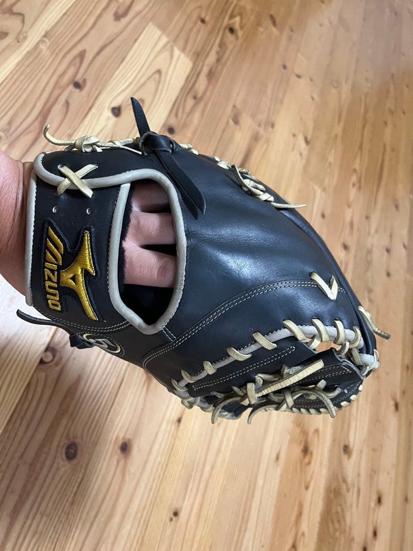 週末限定値下げ「ミズノプロ オーダー ファーストミット FZ型 軟式 刺繍入り」