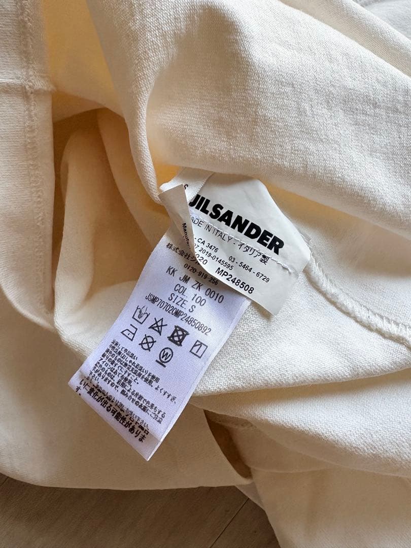 JIL SANDER ヘビーウェイトロゴTシャツ