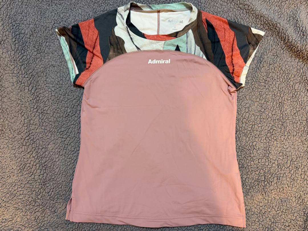 Admiral 半袖 Tシャツ M ピンク/マルチカラー