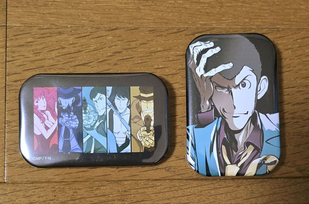 ルパン三世 スクエア 缶バッジ 2点