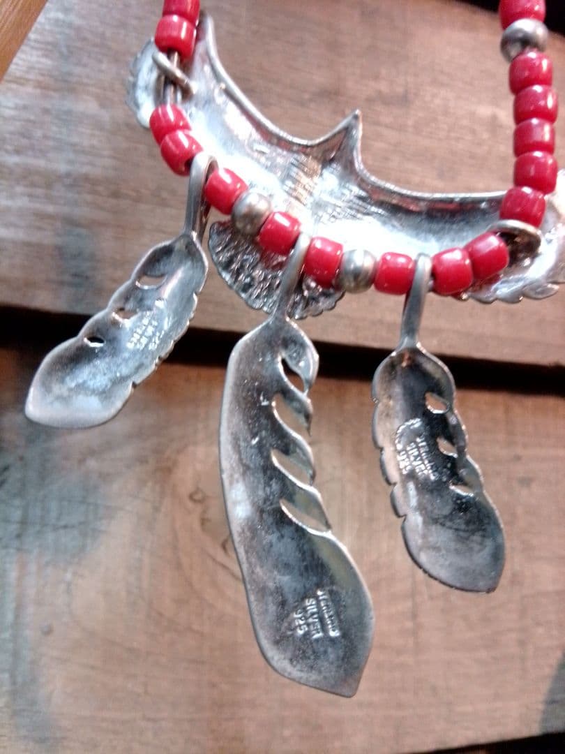 イーグルフェザー　ネックレス 925