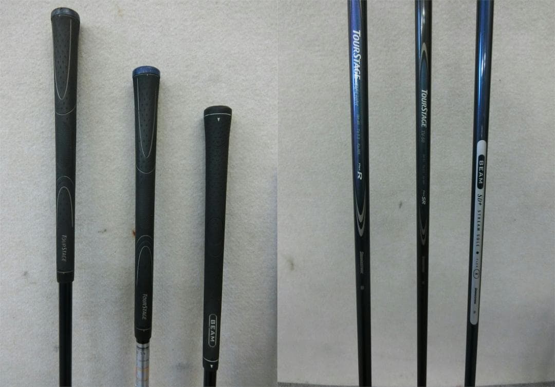 ｂ683★初心者歓迎ブリヂストン ツアーステージ等メンズゴルフクラブ１４本セット