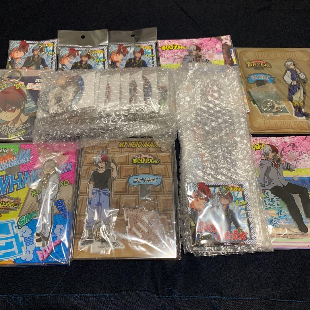 僕のヒーローアカデミア　缶バッジ　アクリルキー　轟