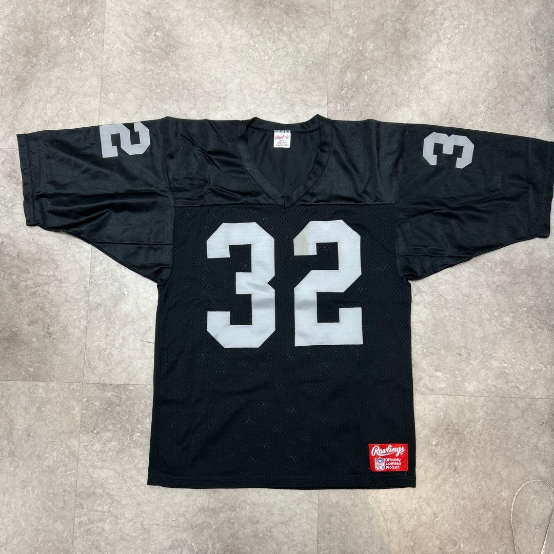 80年代 USA製 ロサンゼルスレイダース ヴィンテージ ユニホームTシャツ M