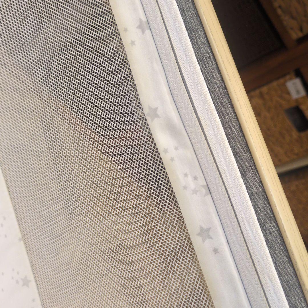 Playkids ベビーベッド グレー