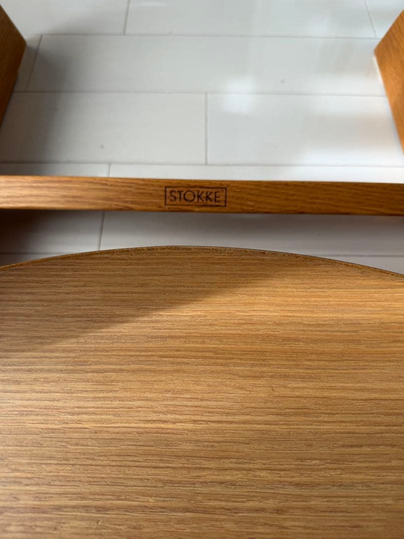 木製ハイチェア 調整可能 ナチュラルウッド