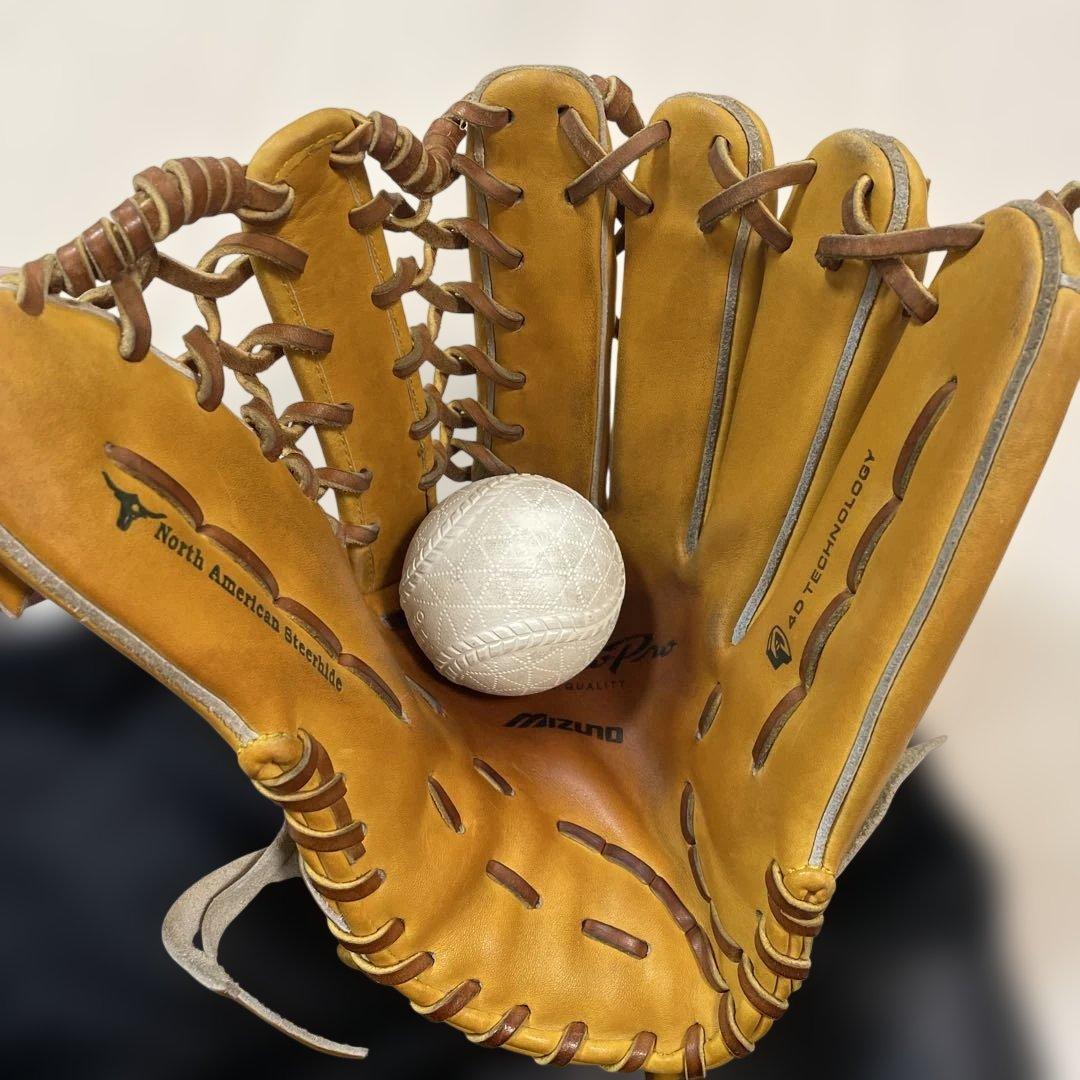 ［希少］ミズノプロ　ビッグM 軟式外野手用グローブ　4D
