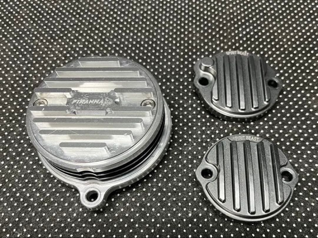 モンキー125 グロム DAX125 カブ 放熱カムカバー、タペットカバーセット