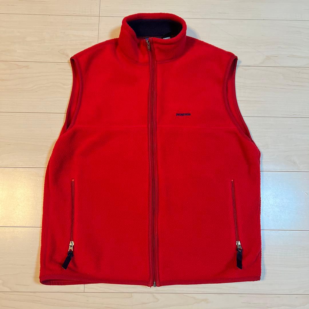 90s 96年 パタゴニア アメリカ製 シンチラ フリース ベスト ビンテージ