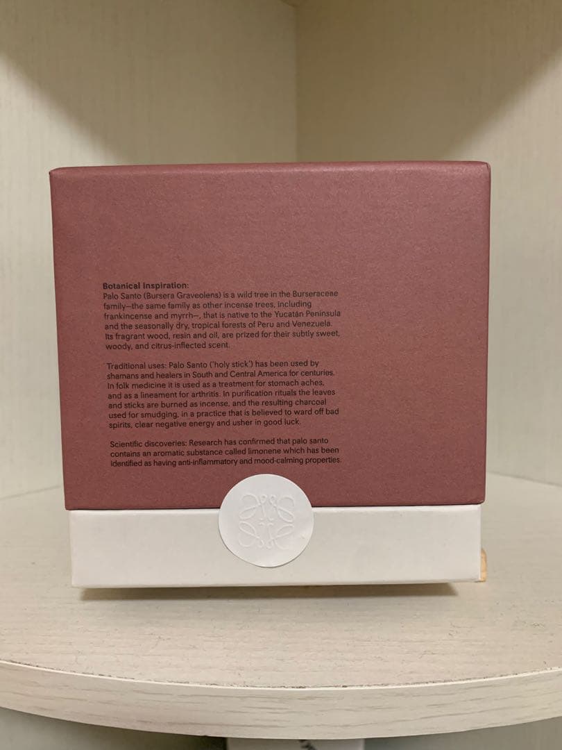 LOEWE パロサント キャンドル スモール