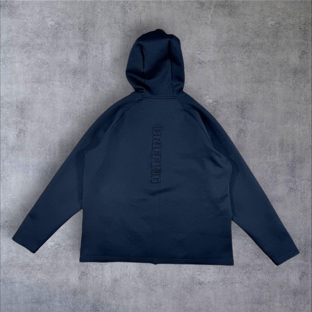 美品 BRIEFING ブリーフィング WARM LOGO LINE PARKA