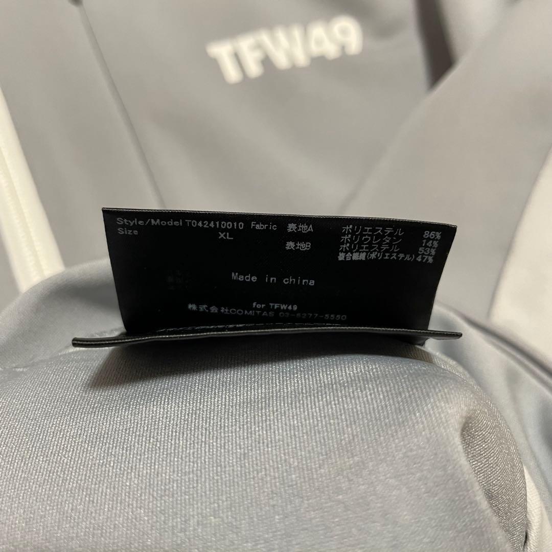 TFW49 フルジップ　パーカー　ライトグレー　XL ジャージ　ゴルフ