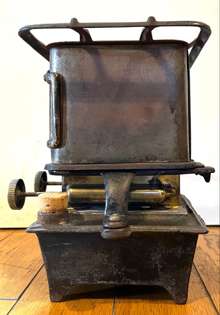 アイロンストーブ　ダブル レイルロードランタン アンティーク ビンテージ