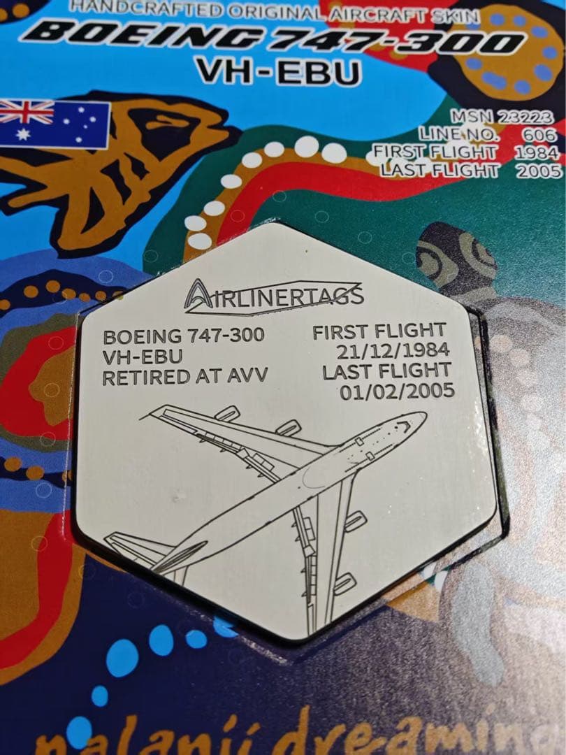 カンタス航空 Airlinertags ボーイング747-300