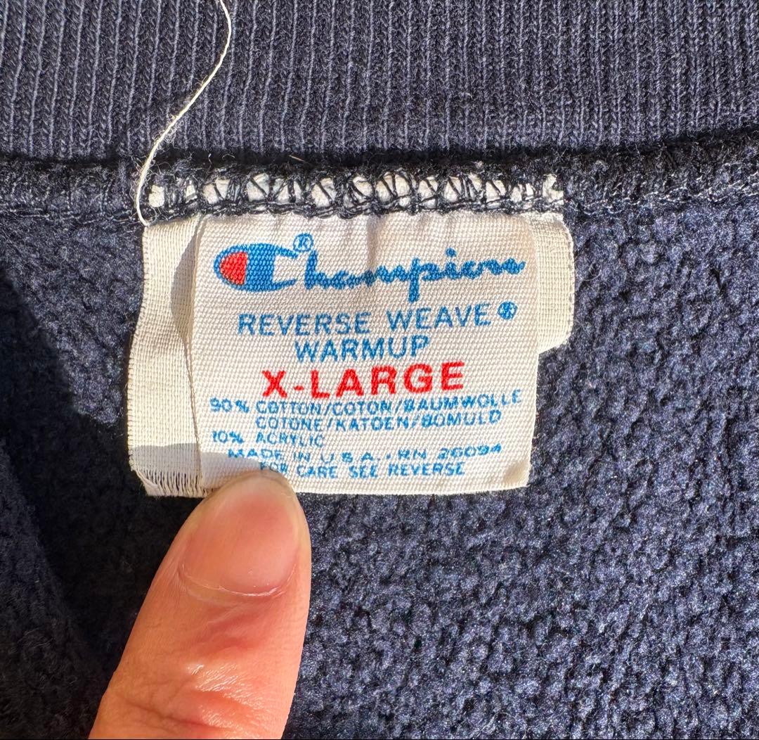 Champion reverse weave 80s USA製　トリコタグ