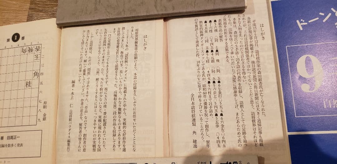 田邉重信「昭和詰将棋　秀局懐古録　上巻」など全13冊　詰将棋付録11冊！