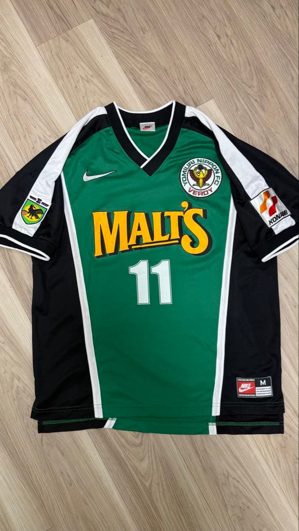 【希少・良品】ヴェルディ川崎ユニフォーム　サイズM 三浦知良