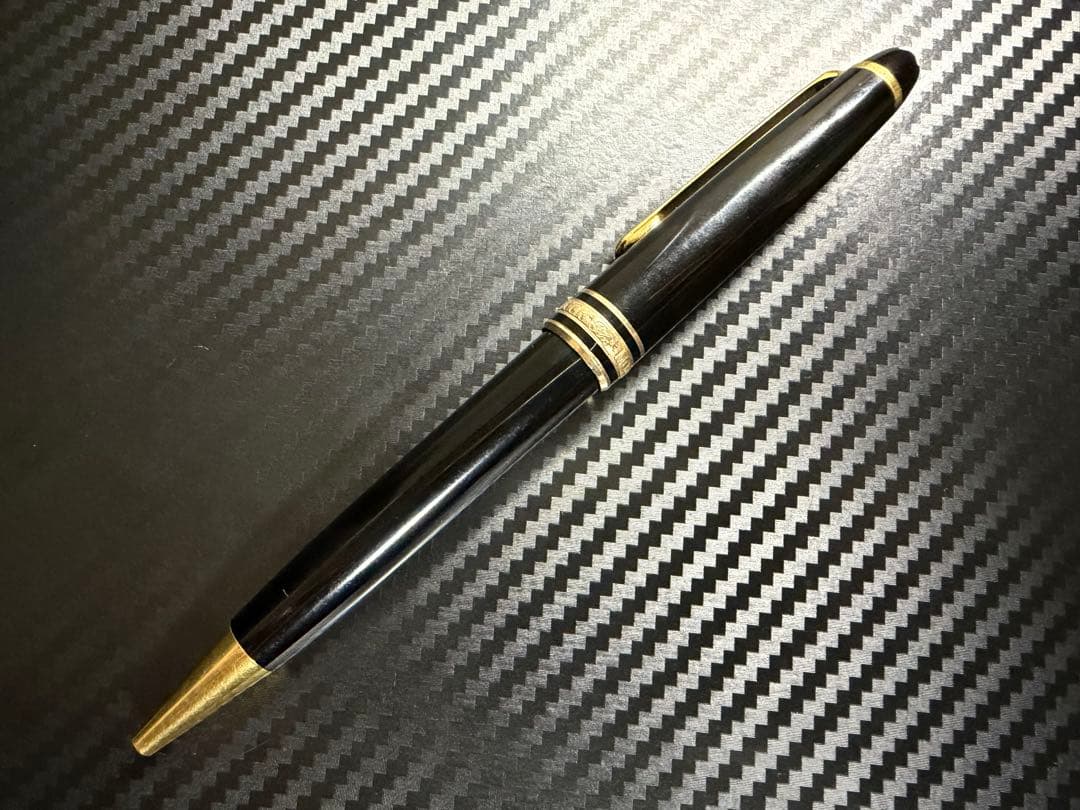 美品 Mont Blanc マイスターシュテュック 164 ボールペン ブラック