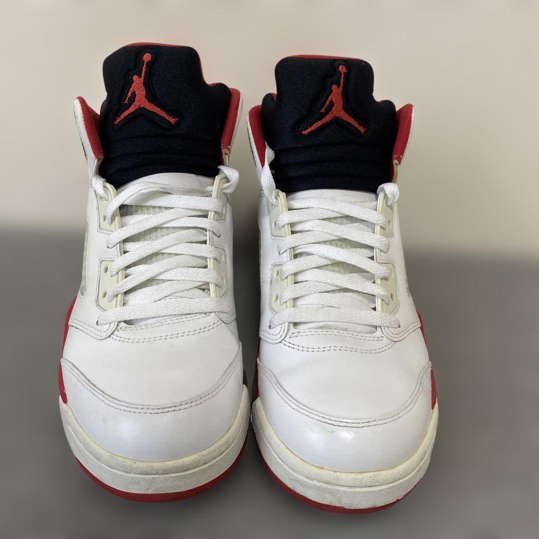 AIR JORDAN 5 RETRO OG FIRE RED 27センチ