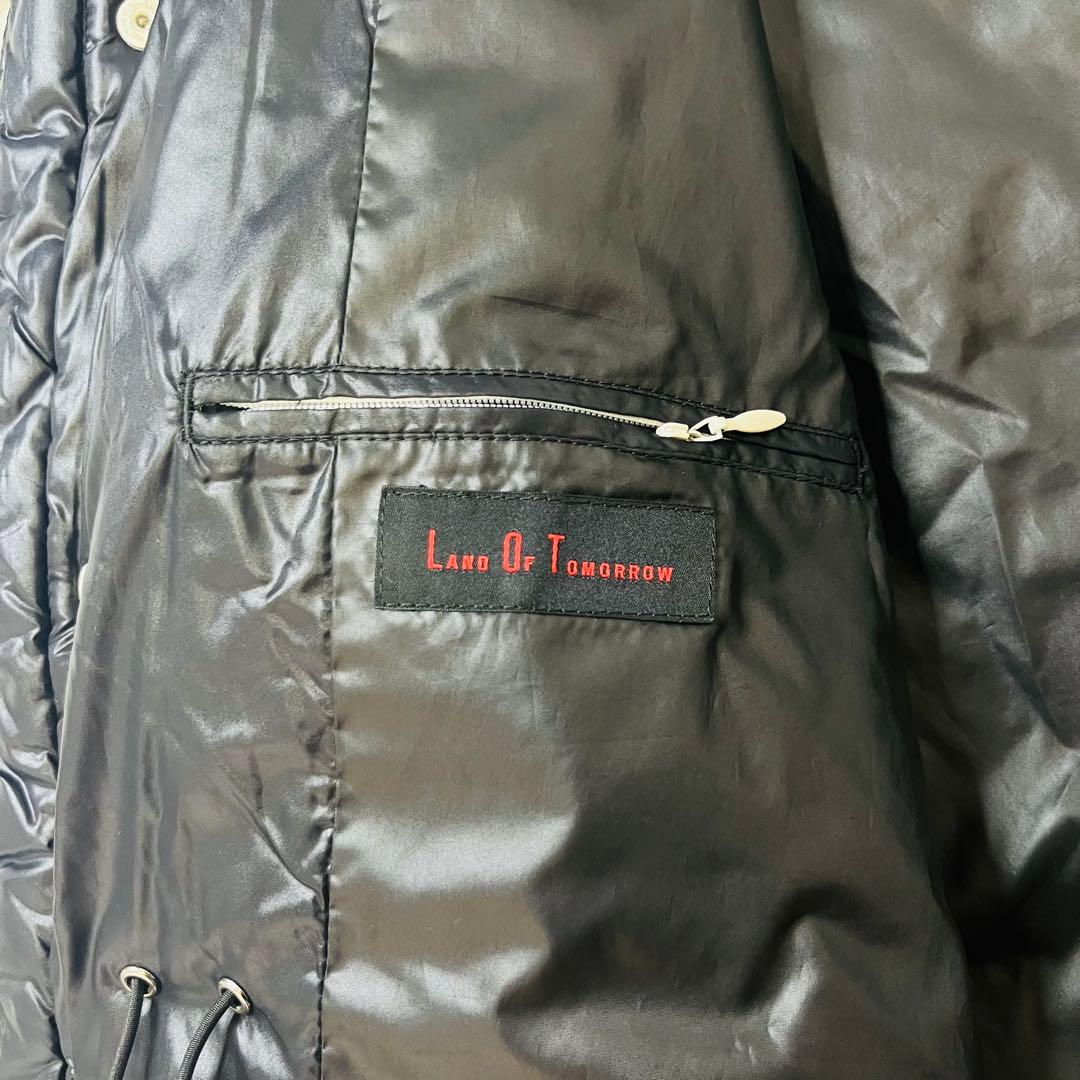 希少トゥモローランド ラフェスタミッレミリア ライダースナイロンダウンジャケット