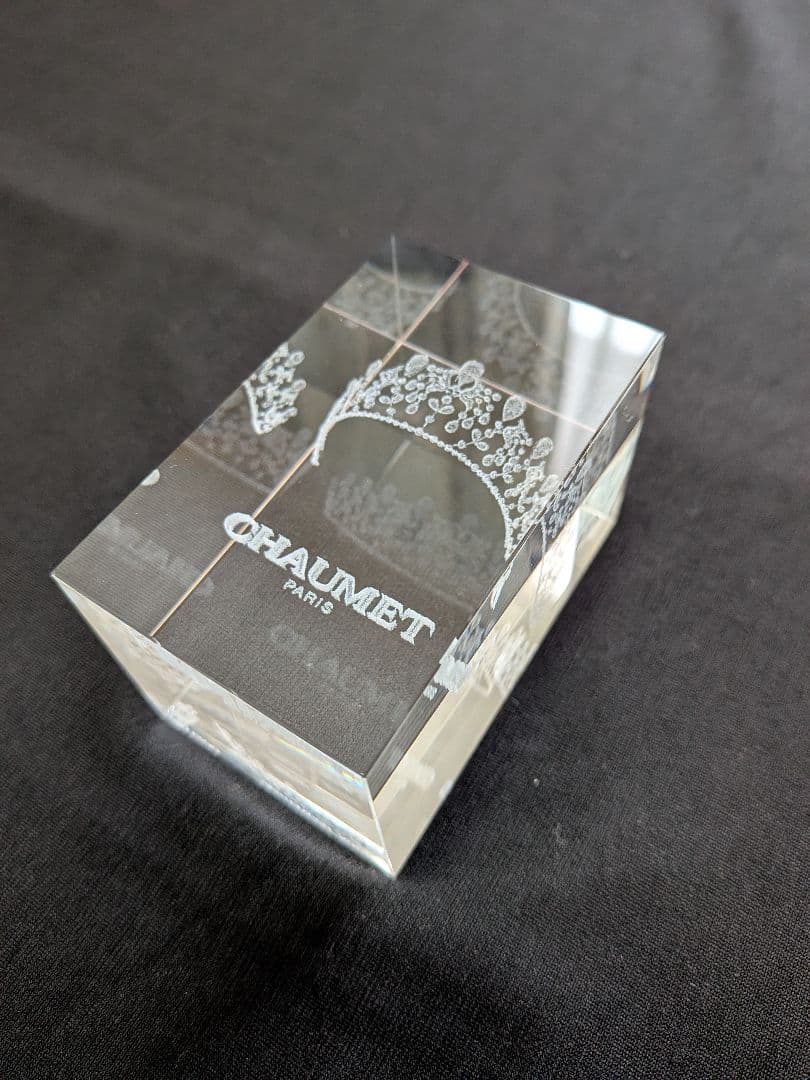 非売品 ショーメ アクリルペーパーウエイト