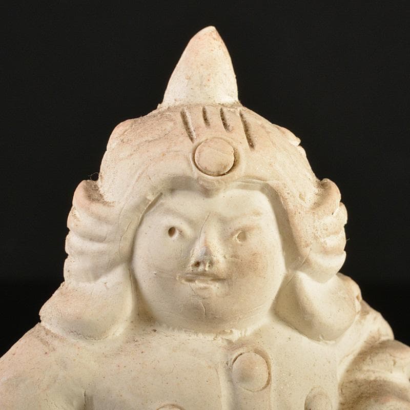 備前焼　落雁窯　古備前　白備前　置物　V　R7153