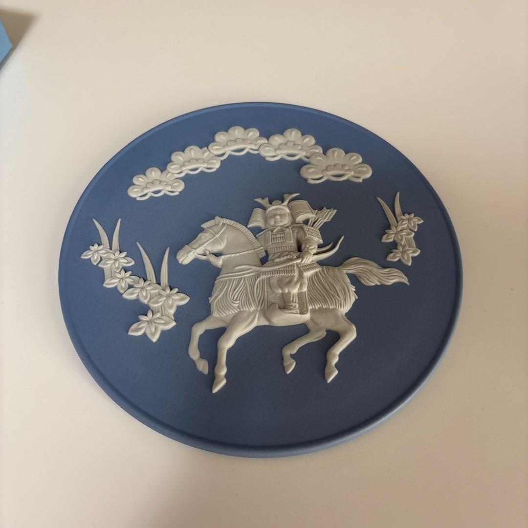 ウェッジウッド　ジャスパー　リトルサムライ　プレート