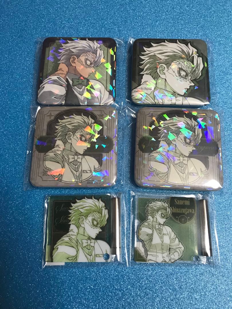 鬼滅の刃 不死川実弥 ufotableモクテルバー ロトくじ グリッター缶バッジ