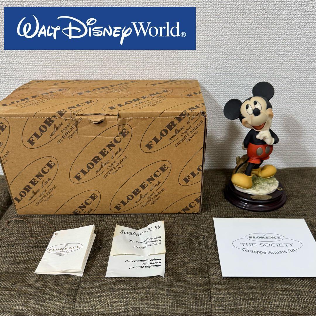 【希少品】Disney ジュゼッペ・アルマーニ ミッキー スタチュー フィギュア