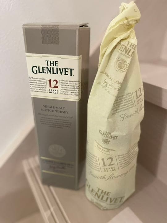 グレンリベッド 旧ボトル箱付 The Glenlivet 12年