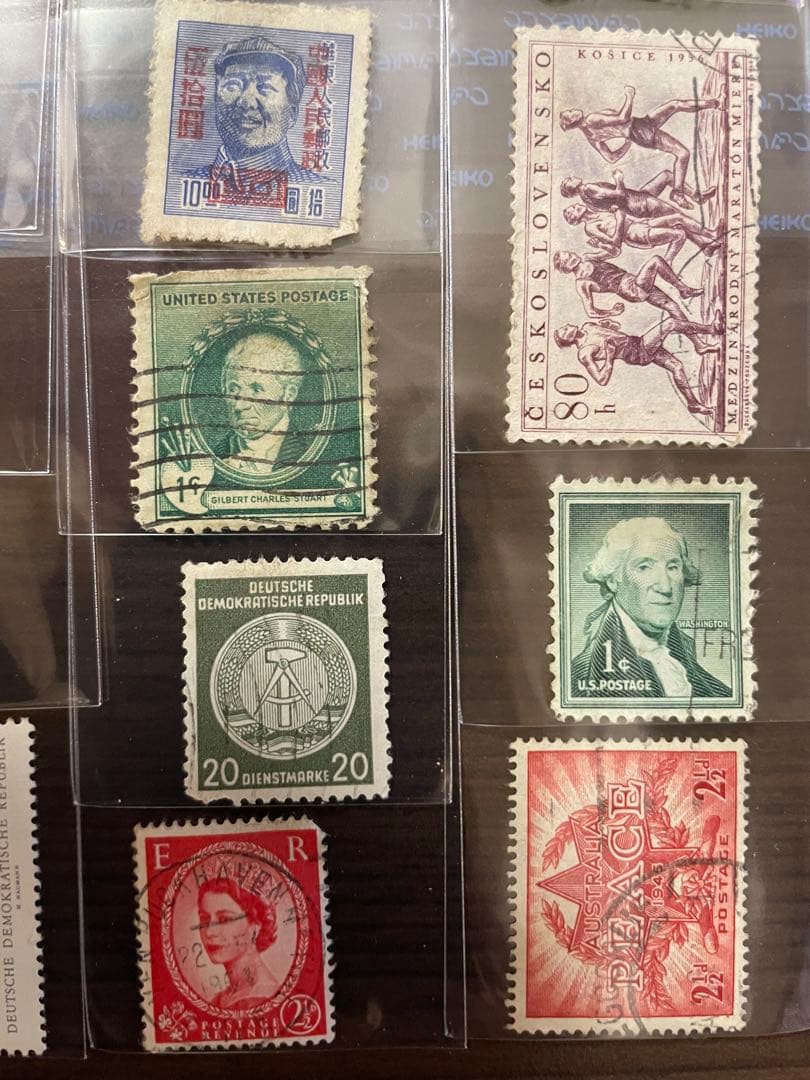 使用済み 切手 海外 1950年代〜