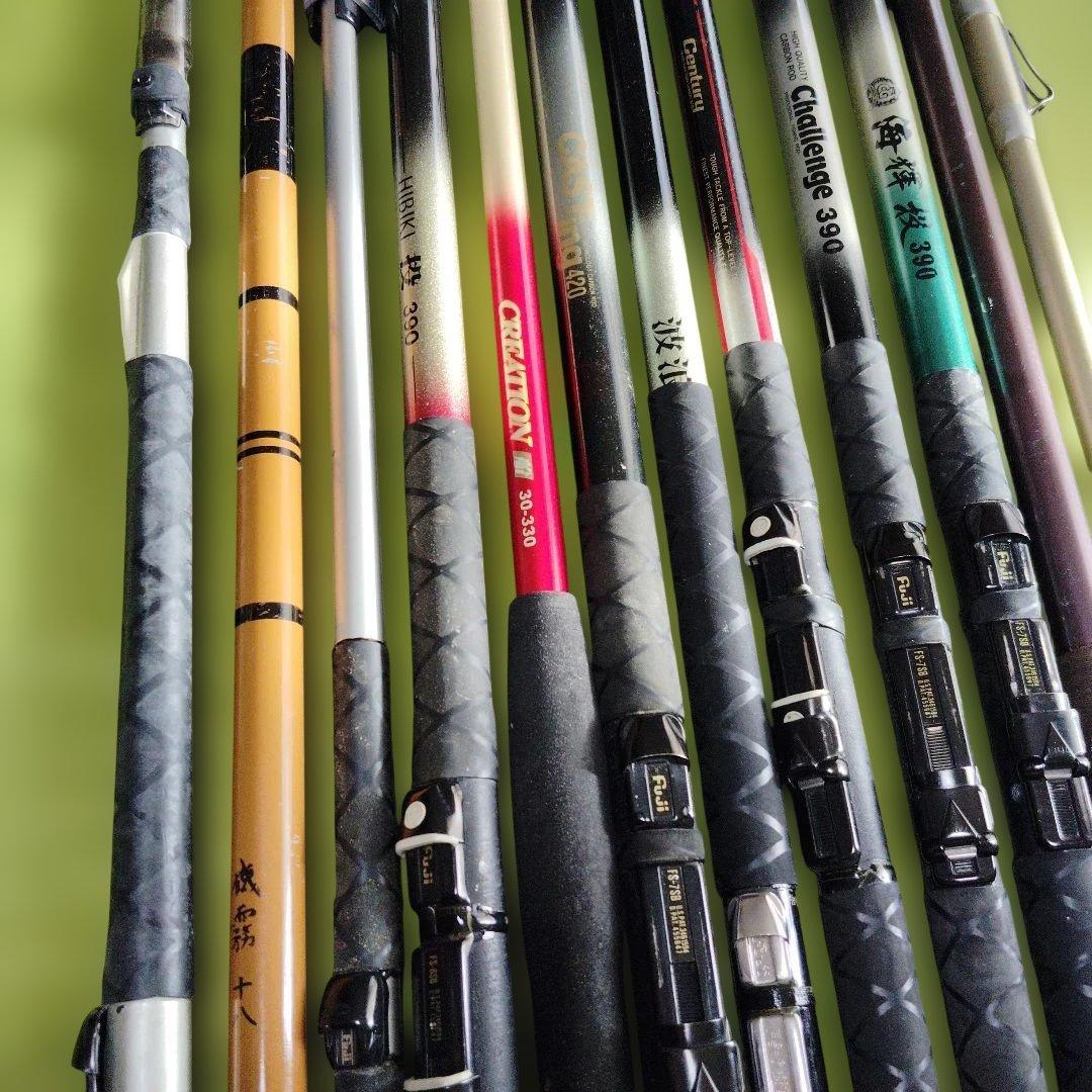 海釣り　堤防　筏　磯竿　竿１２本