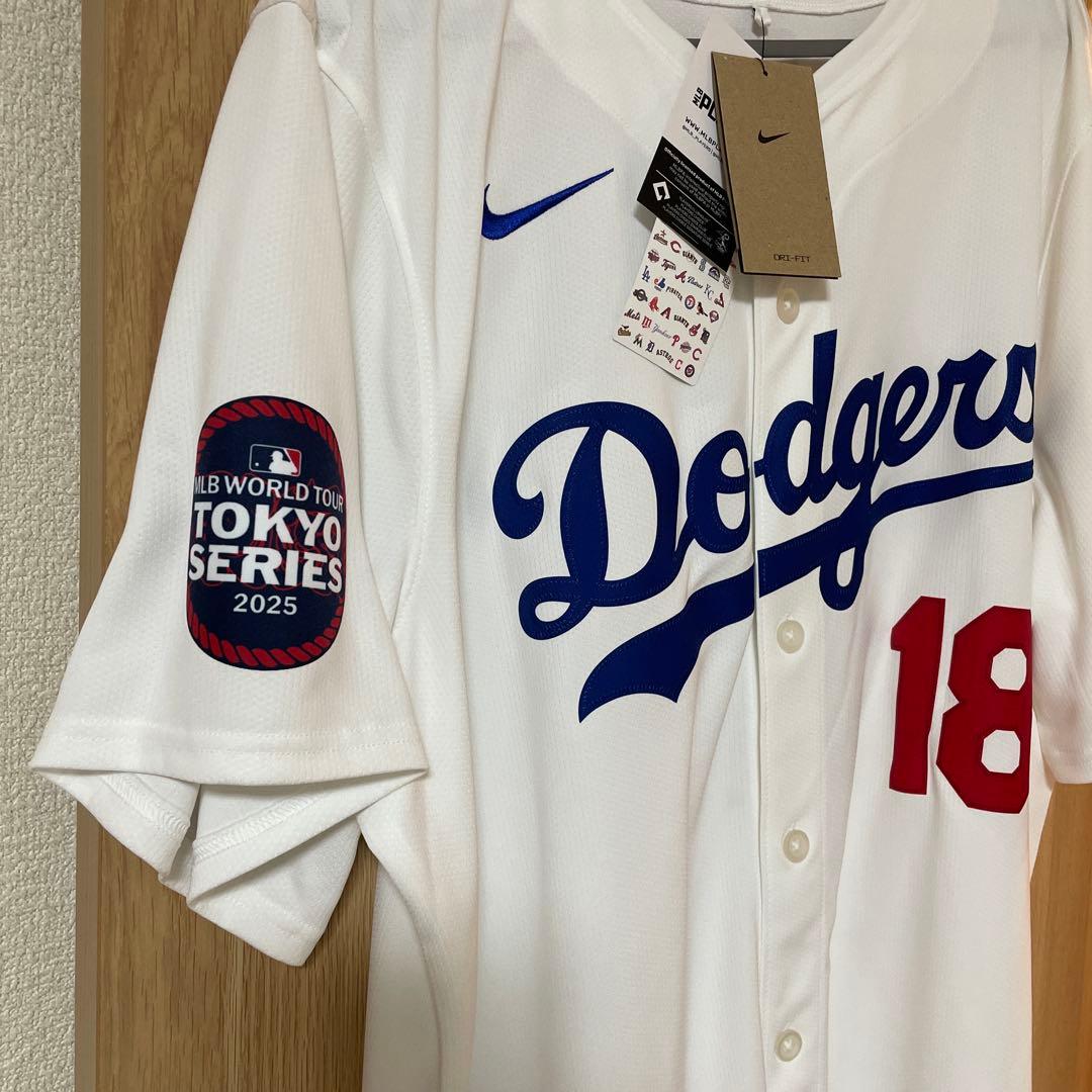 Nike Dodgers ユニフォーム YAMAMOTO 18 XL
