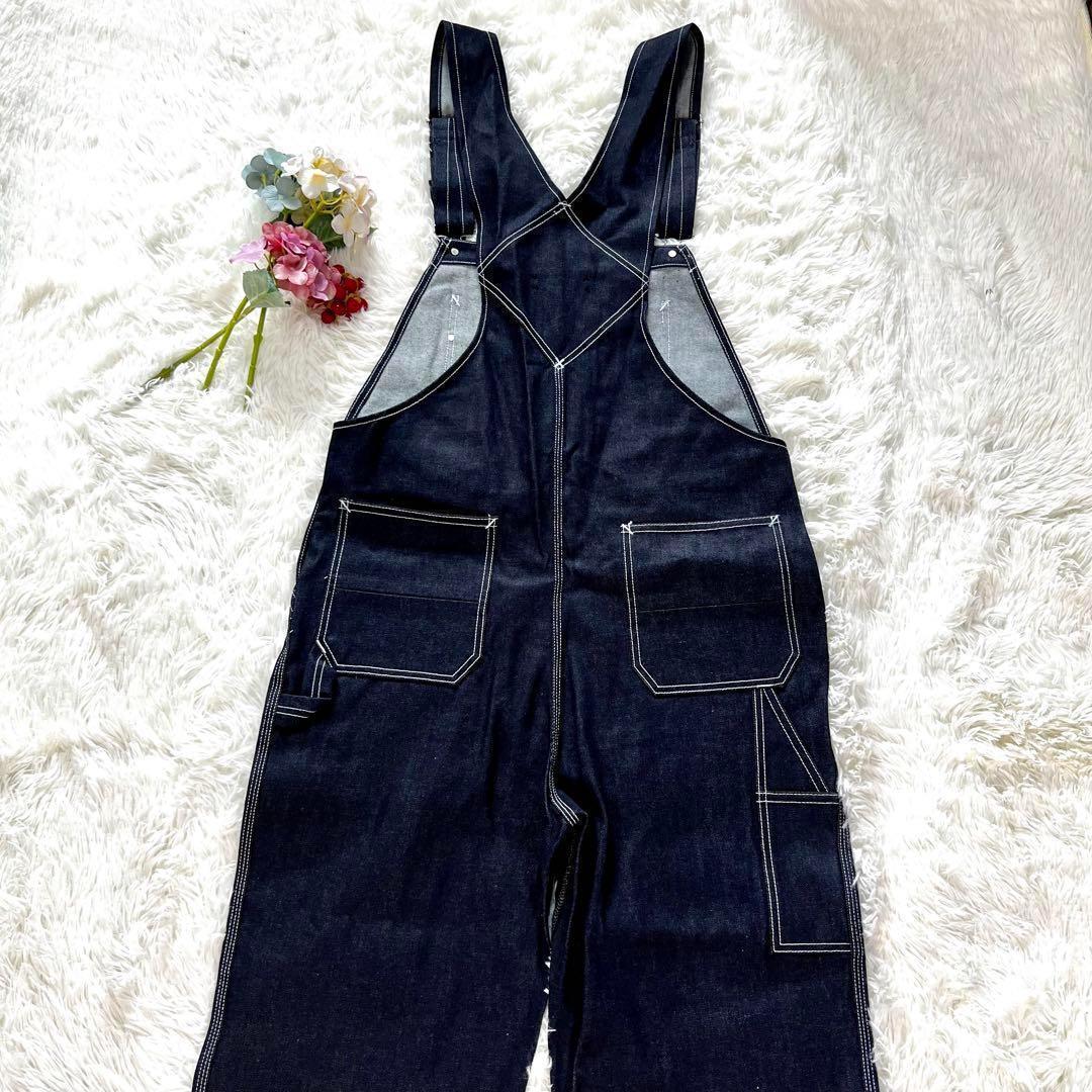 【新品定価22万】AMIRI アミリ　オーバーオールデニム ブルー L