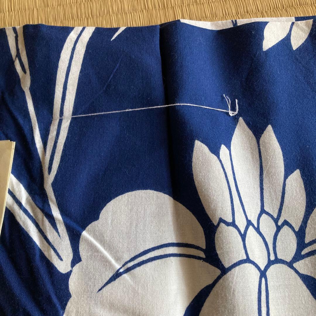 し*え様 未使用 笠仙 竺仙 浴衣 藍染 身丈163cm 綿100%