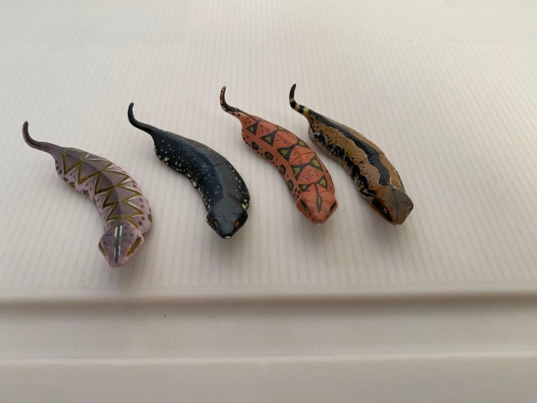 海洋堂　チョコエッグ　日本の動物　初期シークレット　ツチノコ　全4種　つちのこ