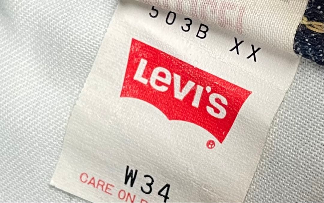 リーバイス 503BXX 日本製 ヴィンテージ 復刻 34 赤耳 ビッグE 濃紺