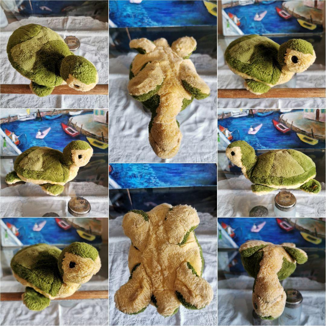 アンティーク Steiff ミドリガメ 緑亀 トータス陸亀 タートル ぬいぐるみ
