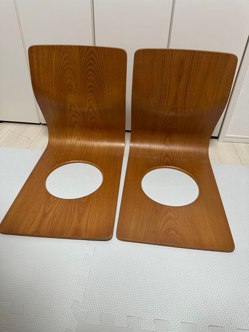 【高級家具】天童木工 座椅子 2脚セット