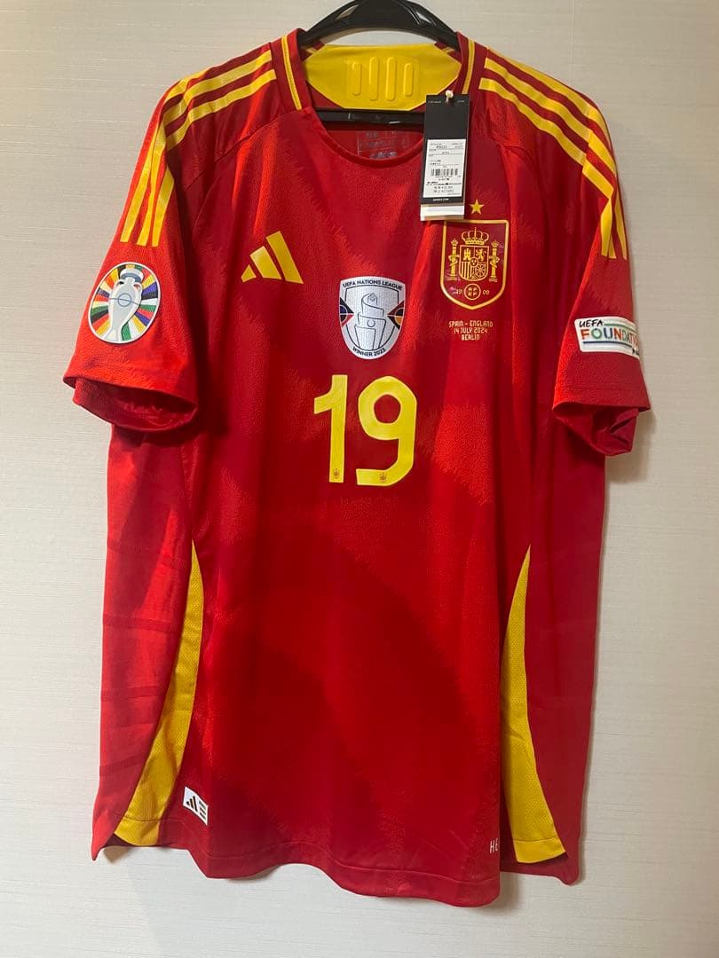 ユーロ決勝 オーセンティックユニフォーム ヤマル 2024 スペイン代表 24