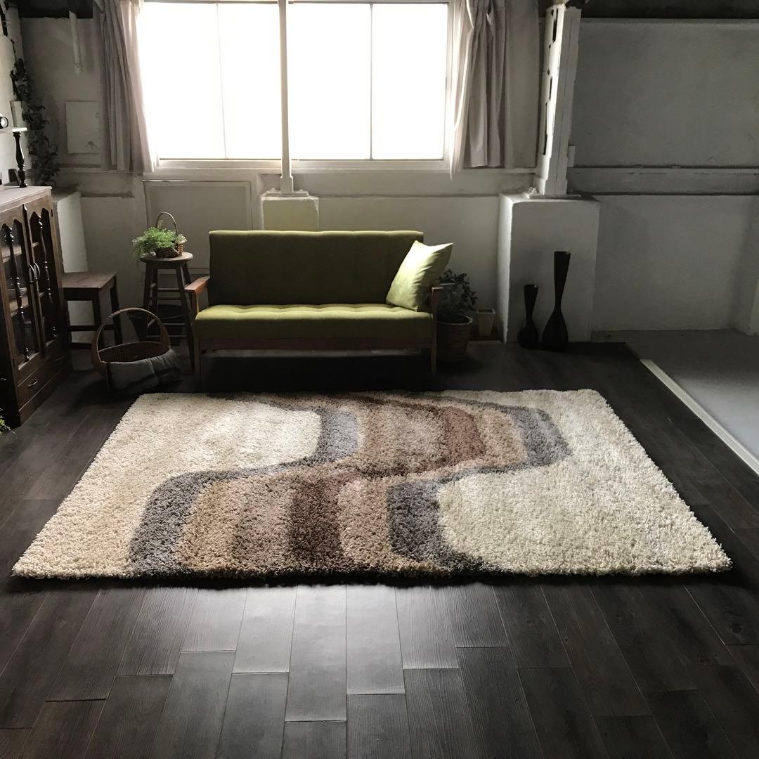 ラグ ラグマット 159x229cm カーペット 絨毯 ウィルトン織 シャギー