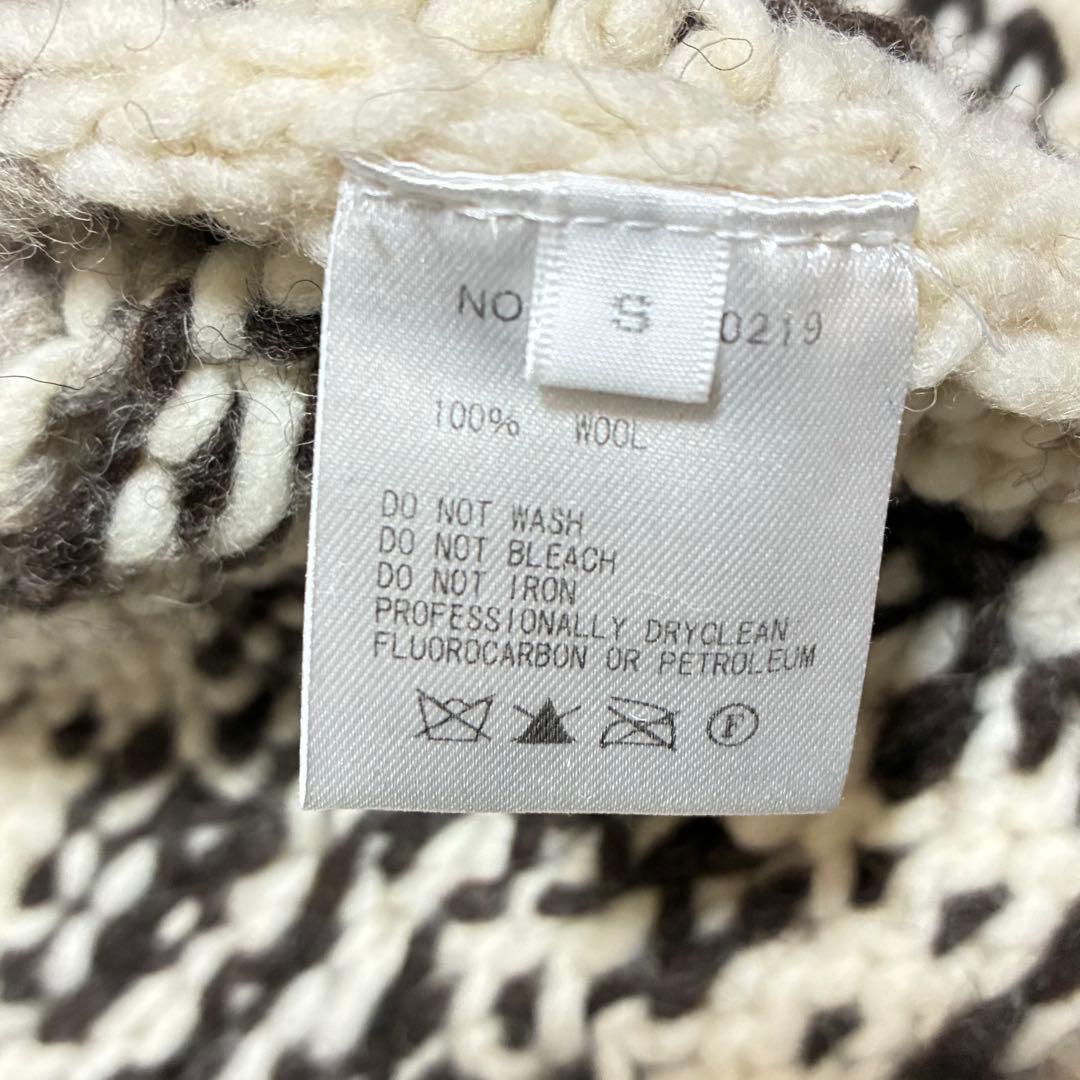 【美品】Ron Herman カウチンニット 星 フラミンゴ S