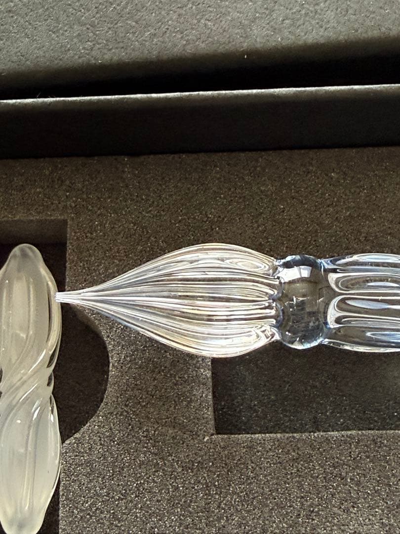 paraglass 恋するガラスペン　クリームソーダ　ブルー